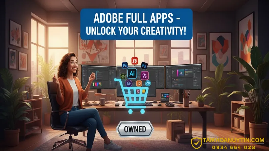 Mua Adobe Full App Giá Rẻ 12 Tháng 100GB / 2 Thiết Bị