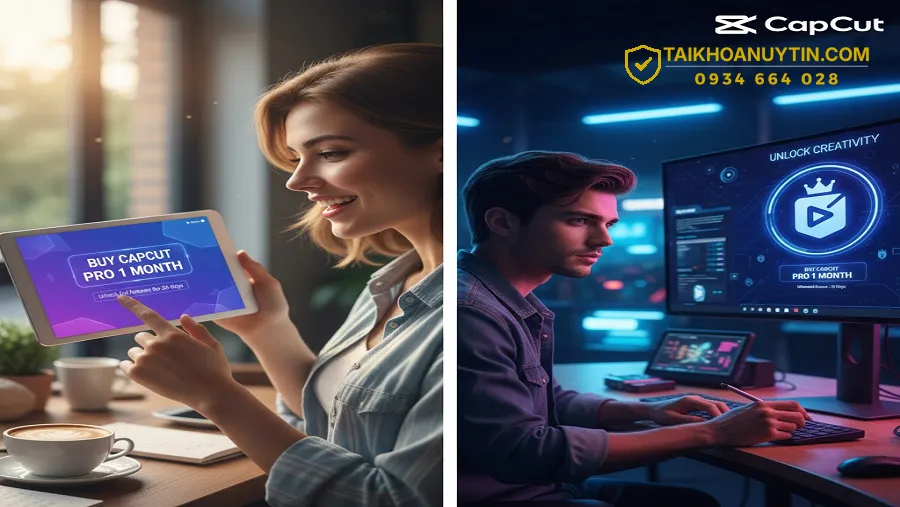 Mua Capcut Pro 1 Tháng Giá Tốt, Kích Hoạt Nhanh