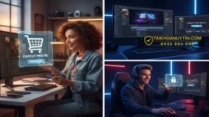 Mua CapCut Pro PC Chính Hãng Giá Tốt 2026