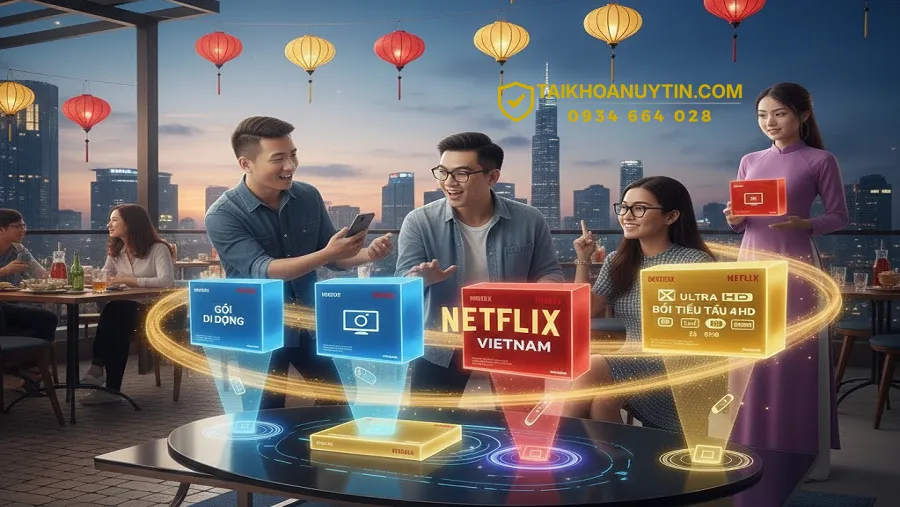 Các Gói Netflix Tại Việt Nam 2026 – Bảng Giá Netflix Mới Nhất