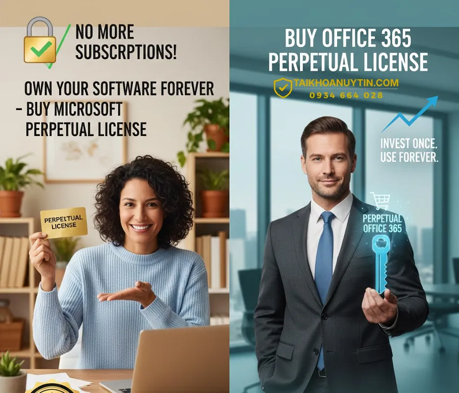 Office 365 Vĩnh Viễn Là Gì? Hiểu Đúng Trước Khi Mua