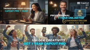 Mua CapCut Pro 1 Năm Giá Tốt, Uy Tín Và An Toàn