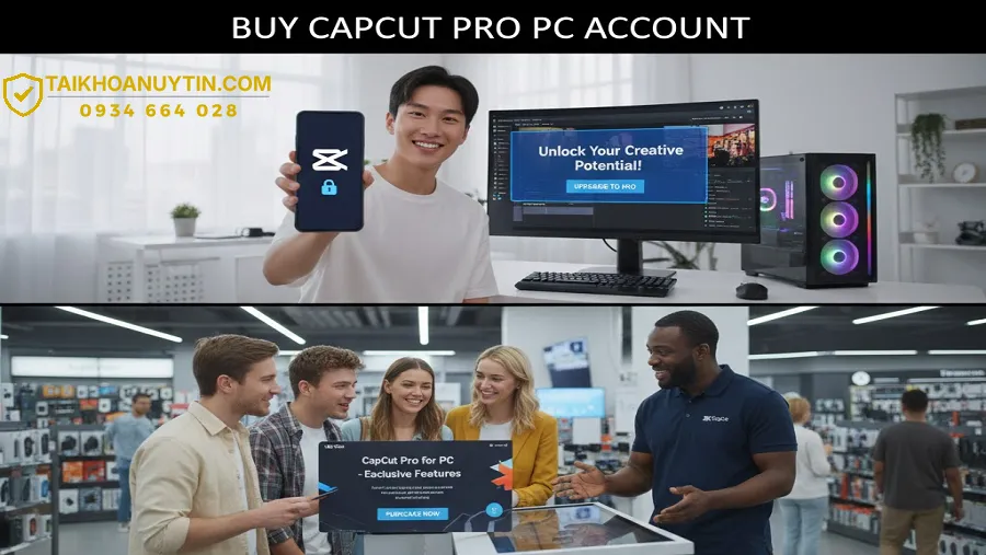 Hướng Dẫn Mua Tài Khoản CapCut Pro PC Nhanh Chóng