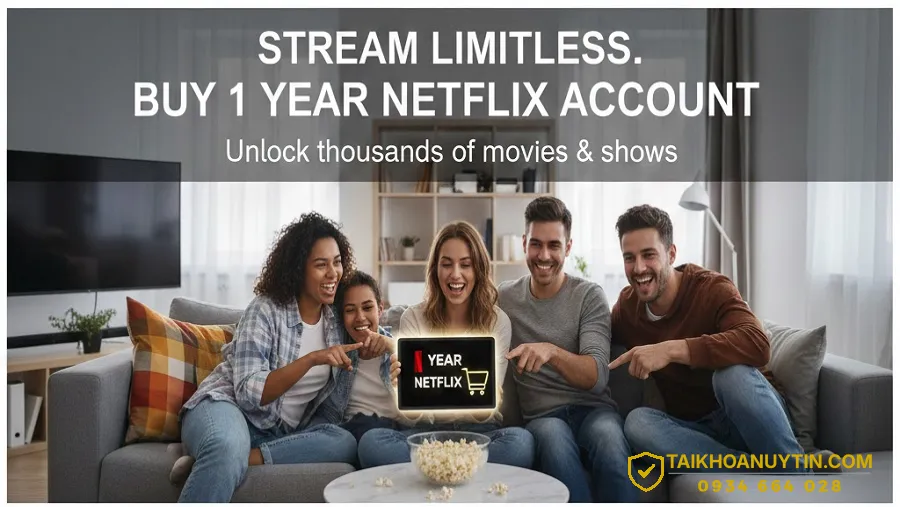 Mua Tài Khoản Netflix 1 Năm Giá Rẻ | Netflix Premium Ổn Định