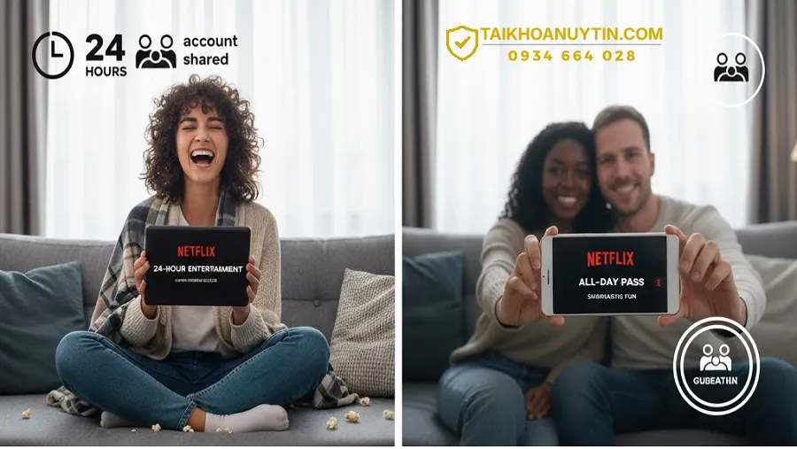 Lưu ý khi sử dụng tài khoản Netflix 1 ngày