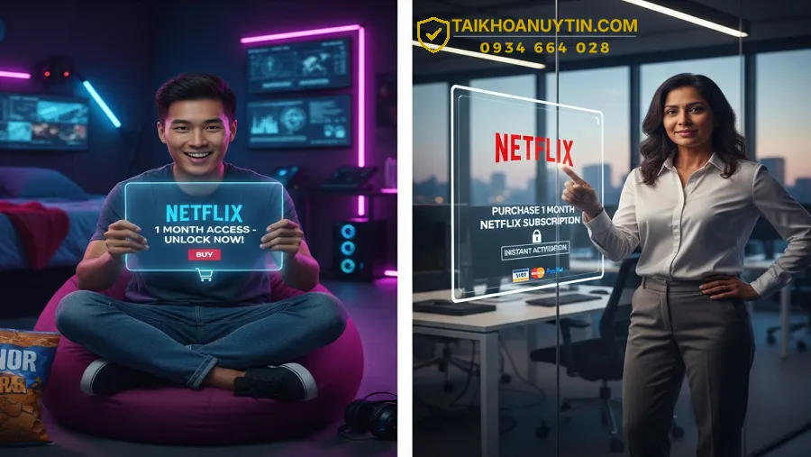 Mua tài khoản Netflix 1 tháng là gì?