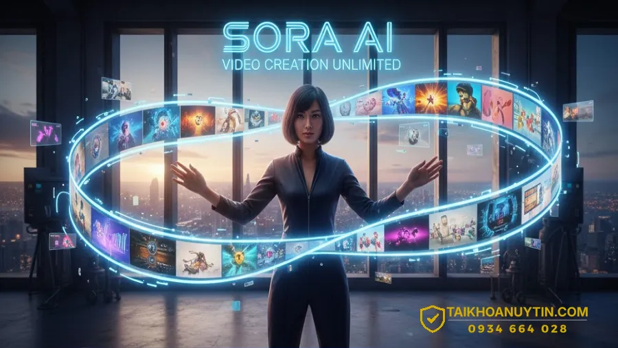 Sora AI Tạo Video – Hướng Dẫn & Mua Tài Khoản Sora Uy Tín