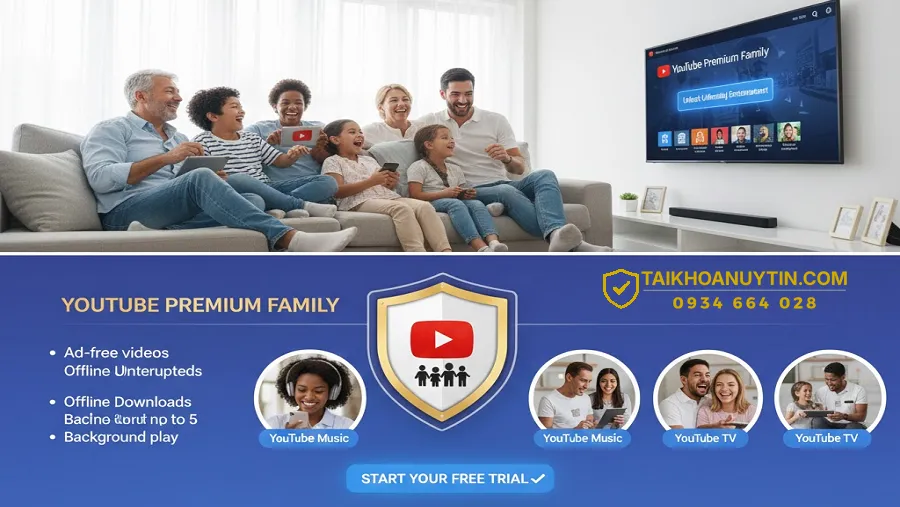 Nên mua YouTube Premium Family theo tháng hay năm?