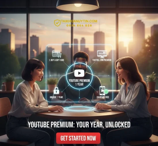 Cách mua YouTube Premium 1 năm giá rẻ an toàn 2026