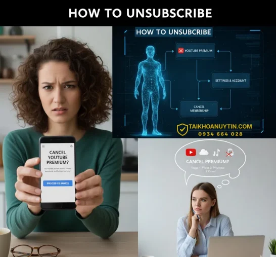 Cách hủy đăng ký YouTube Premium nhanh gọn, an toàn, không mất quyền lợi