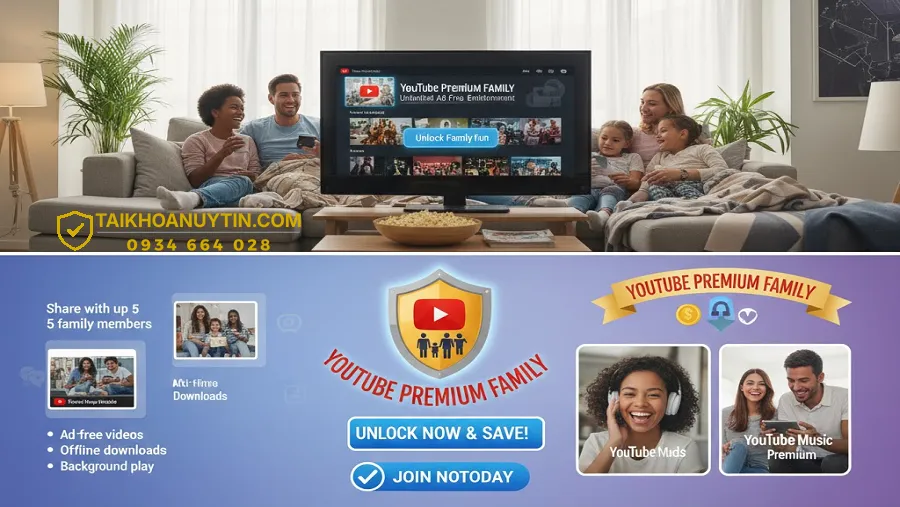Vì sao ngày càng nhiều người chọn mua YouTube Premium Family?