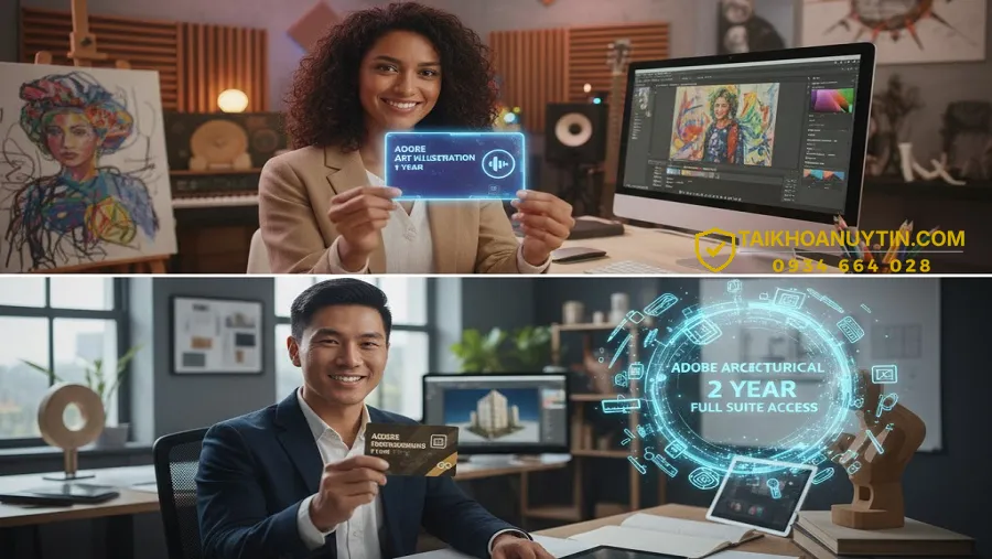 Vì Sao Nên Chọn Tài Khoản Adobe 1 Năm?