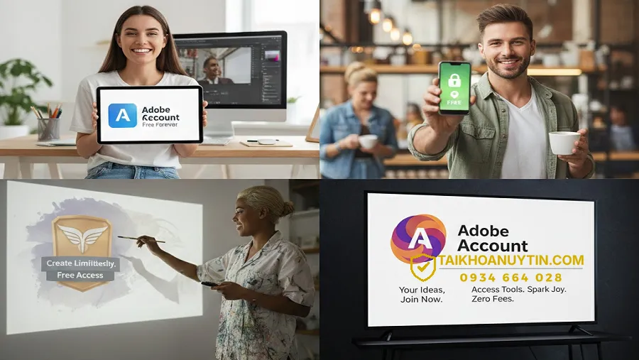 Tài khoản adobe miễn phí là gì?