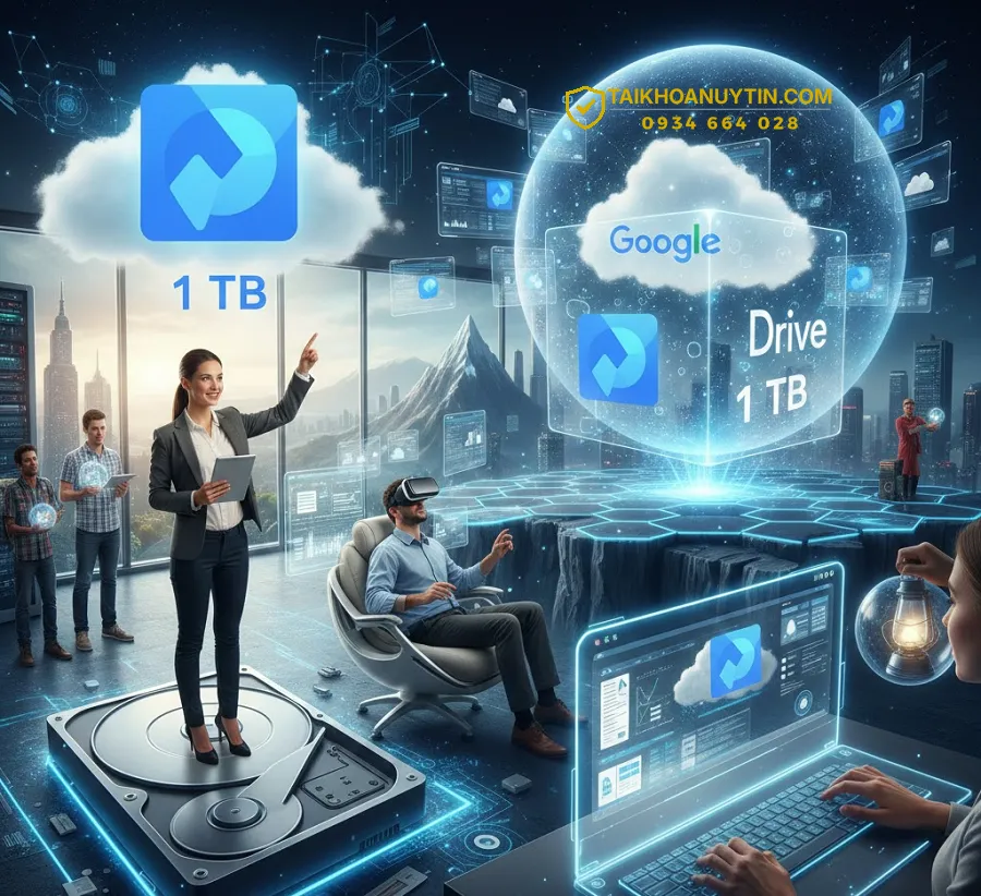 Tài Khoản Google Drive 1TB Là Gì?