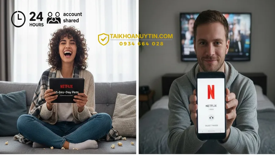 Tài khoản Netflix 1 ngày giá 12k | Xem Netflix Premium tiết kiệm