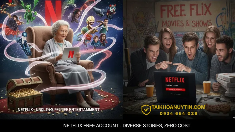 Tài khoản Netflix free có thật không?