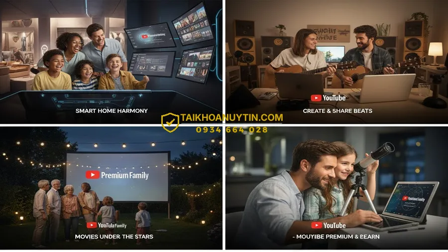 Phân biệt các gói YouTube Premium phổ biến