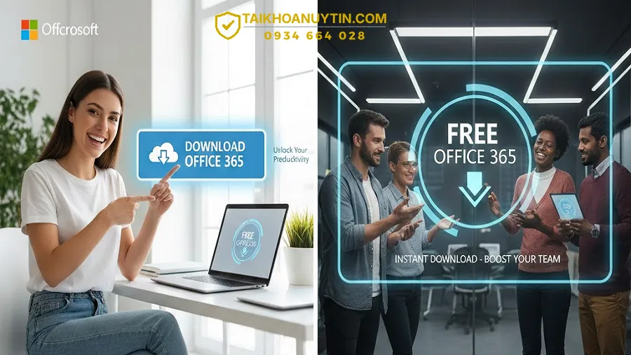 Tải Office 365 Miễn Phí An Toàn, Hướng Dẫn Chi Tiết 2026
