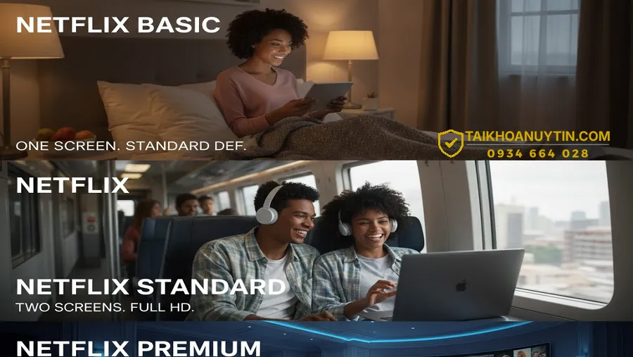 Các gói Netflix hiện nay gồm những loại nào?