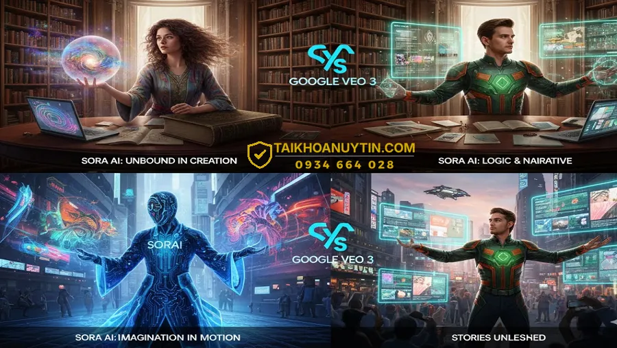 Sora AI vs Google Veo 3: So Sánh Nên Mua Sora Hay Không?