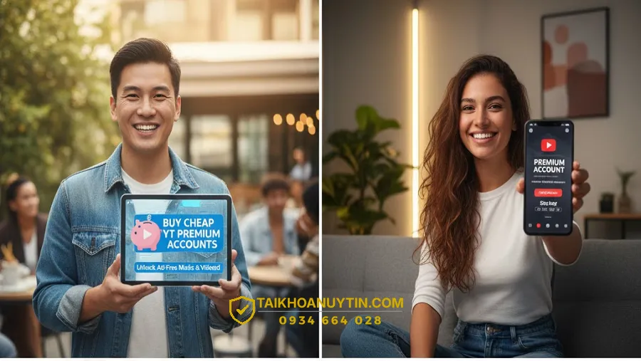 Mua tài khoản YouTube Premium giá rẻ | Không quảng cáo, tiết kiệm