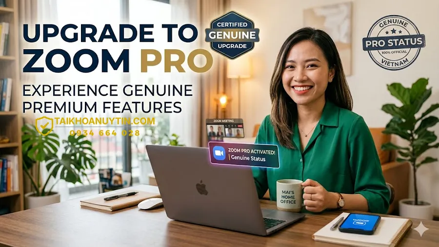 Lợi Ích Khi Nâng Cấp Zoom Pro Chính Chủ