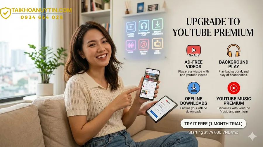Kinh nghiệm chọn tài khoản YouTube Premium giá rẻ uy tín