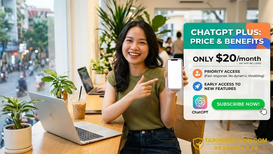 Lợi ích khi mua tài khoản ChatGPT Plus từ đơn vị uy tín