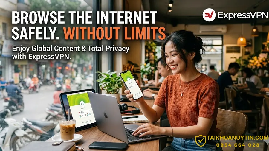 Lợi ích khi mua tài khoản ExpressVPN