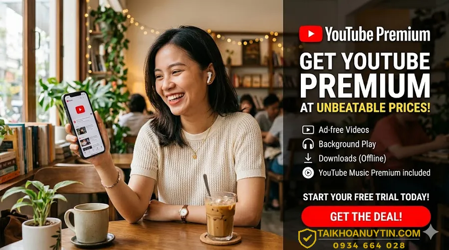 Tham gia nhóm YouTube Premium Family