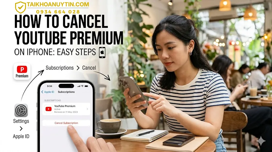 Cách hủy gói YouTube Premium trên iPhone chuẩn nhất