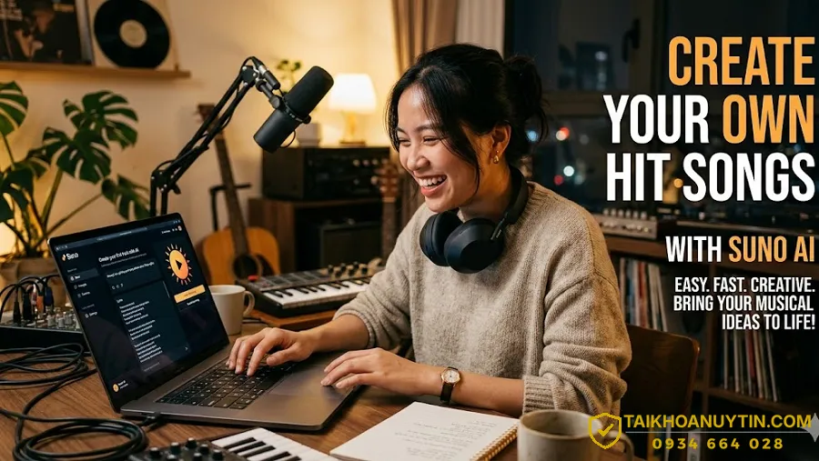 Cách Tạo Bài Hát Trên Suno AI Chi Tiết Từ A-Z Cho Người Mới