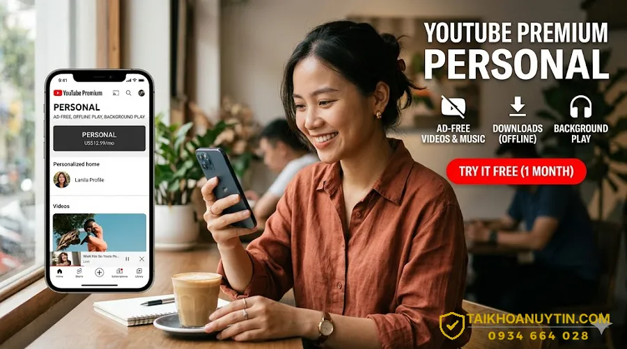 So sánh gói YouTube Premium cá nhân với các gói khác