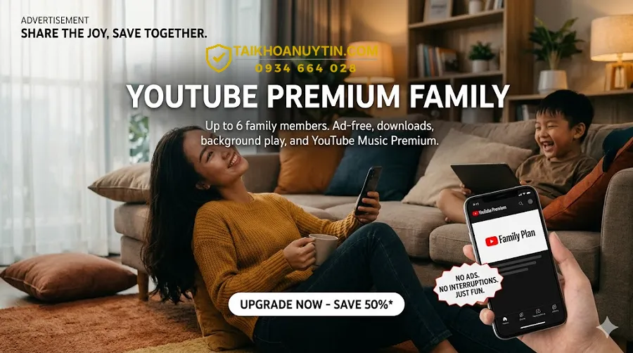 Những lưu ý khi sử dụng gói YouTube Premium Family