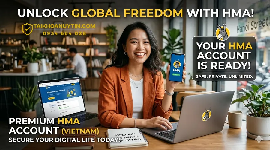 Cách sử dụng tài khoản HMA VPN hiệu quả