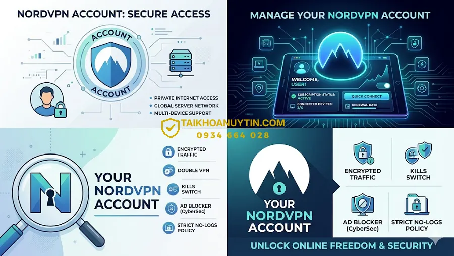 Tài Khoản NordVPN Giá Rẻ Chính Hãng, Bảo Mật - Mua NordVPN