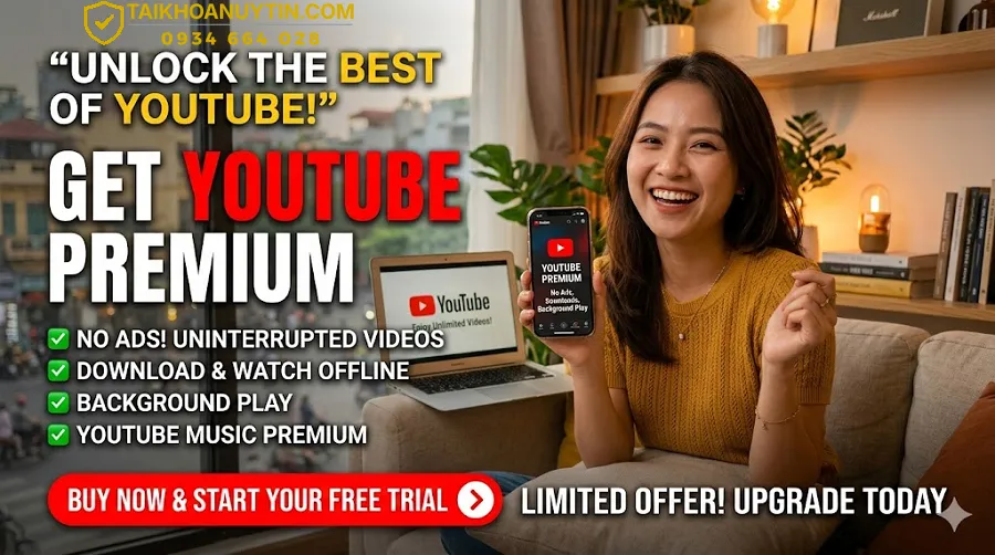 Tại sao người dùng Việt Nam chuộng mua YouTube Premium?
