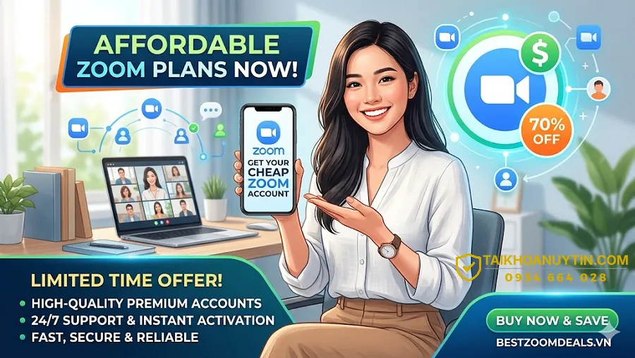 Hướng Dẫn Mua Tài Khoản Zoom Nhanh Chóng