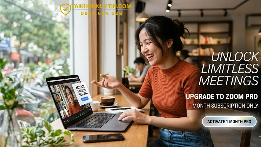 Hướng dẫn mua Zoom Pro 1 tháng tại taikhoanuytin.com