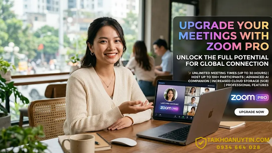 Hướng dẫn sử dụng tài khoản Zoom Pro hiệu quả