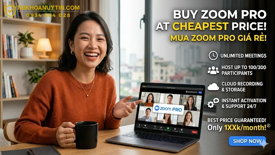 Lợi ích khi mua Zoom Pro giá rẻ gói 6 tháng