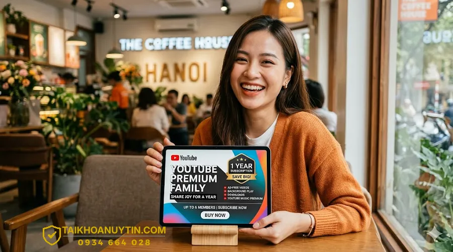 Lợi ích khi mua YouTube Premium Family 1 Year