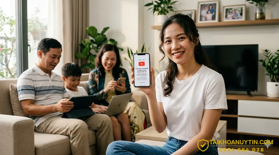 Tài khoản YouTube Premium gia đình là gì?