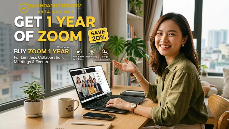 Mua Zoom 1 Năm Giá Rẻ – Mua Tài Khoản Zoom Bản Quyền