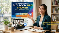 Mua Zoom Pro 1 Tháng Giá Rẻ, Tài Khoản Zoom Bản Quyền