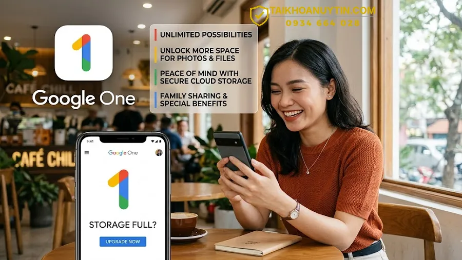 Các gói dung lượng Google One phổ biến