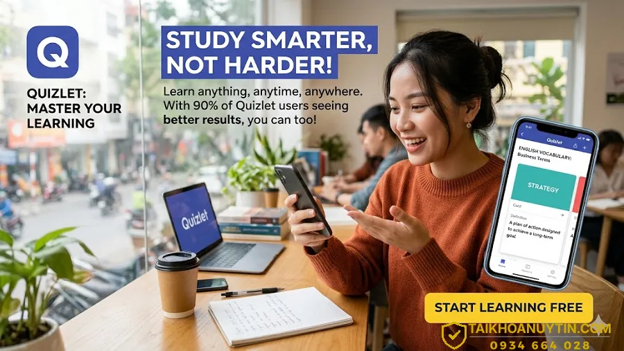 Các Chế Độ Học Thông Minh Trên Quizlet