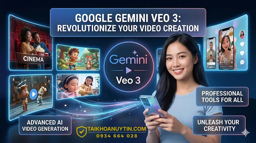 Google Gemini Veo 3: Tạo Video AI Đỉnh Cao 2026