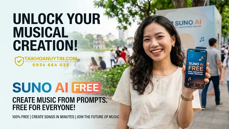 Suno AI Free – Cách Tạo Nhạc AI Miễn Phí Bằng Suno AI