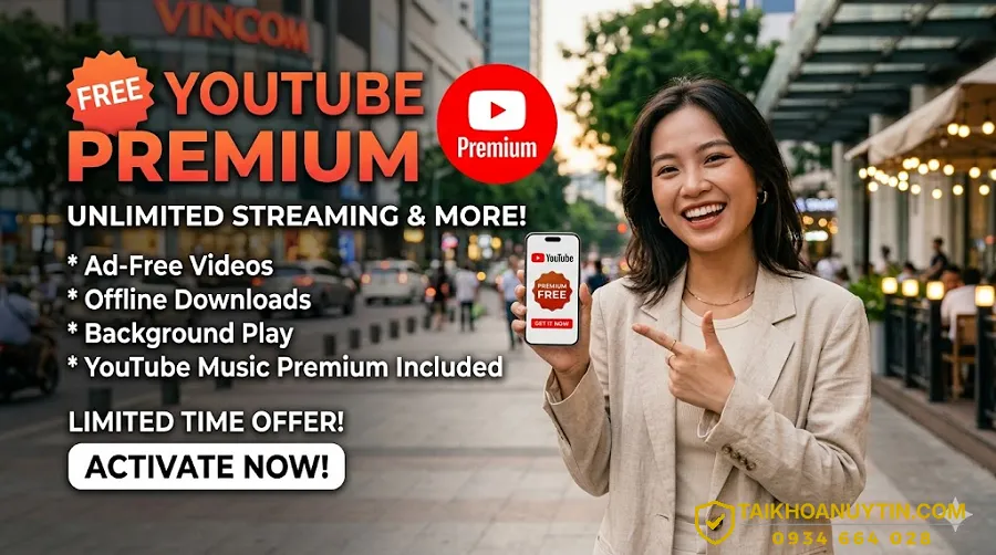 Tài khoản YouTube Premium miễn phí: Cách nhận & dùng an toàn